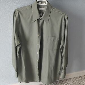 Van Heusen Men's Olive Dress Shirt